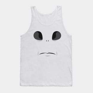 Alien Face Halloween Design Tank Top